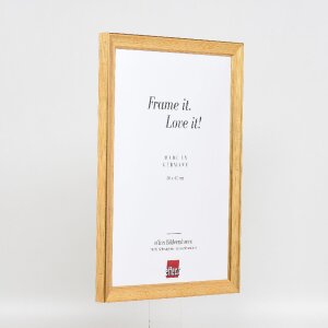 Ramă foto din lemn masiv Effect Profil 41 Antikgold 45x80 cm cu sticlă de muzeu