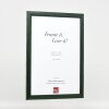 Effect Holz-Bilderrahmen Profil 43 tannengrün 25x35 cm Museumsglas