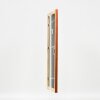 Effect Holz-Bilderrahmen Profil 43 braun 25x70 cm Museumsglas