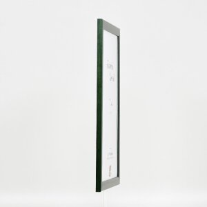 Effect Holzbilderrahmen Profil 43 tannengrün 28x35 cm Museumsglas