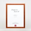 Effect Holz-Bilderrahmen Profil 43 braun 30x30 cm Museumsglas