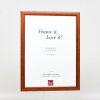 Effect Holz-Bilderrahmen Profil 43 braun 30x30 cm Museumsglas