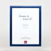 Effect Holz-Bilderrahmen Profil 43 royalblau 29,7x42 cm Museumsglas
