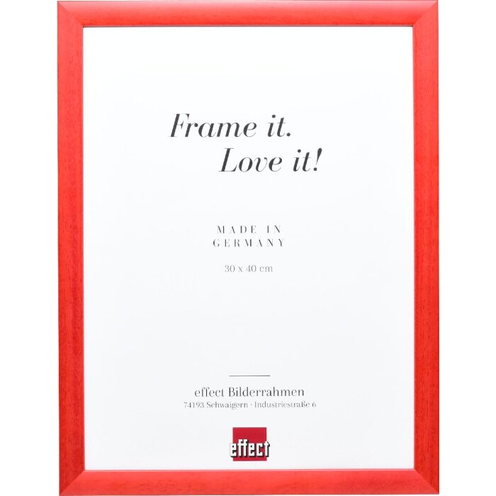 Effect Holzbilderrahmen Profil 43 Lachs 40x40 cm Museumsglas