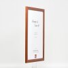 Effect Holzbilderrahmen Profil 43 braun 40x50 cm mit Museumsglas