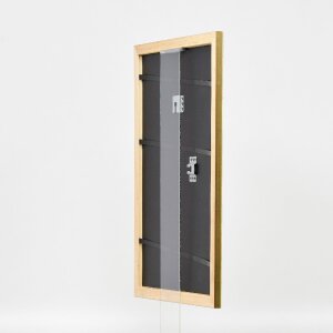 Effect Holzbilderrahmen Profil 43 gold 50x100 cm Museumsglas
