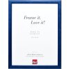Effect Holzbilderrahmen Profil 43 royalblau 50x50 cm Museumsglas