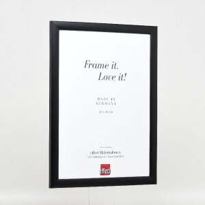 Effect Holz-Bilderrahmen Profil 43 schwarz 50x60 cm Museumsglas 0439-5060-03