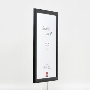 Effect Holz-Bilderrahmen Profil 43 schwarz 50x65 cm Museumsglas