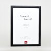 Effect Holz-Bilderrahmen Profil 43 schwarz 50x65 cm Museumsglas