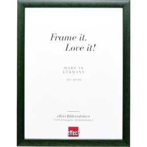 Effect Holz-Bilderrahmen Profil 43 tannengrün 50x65...
