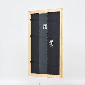 Effect Holz-Bilderrahmen Profil 43 gold 60x80 cm Museumsglas