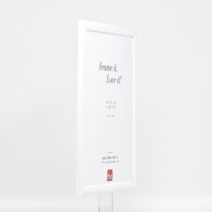 Effect Holz-Bilderrahmen Profil 43 weiß hochglanz 60x80 cm 0439-6080-25