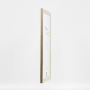 Effect Holz-Bilderrahmen Profil 43 silber 59,4x84,1 cm Museumsglas