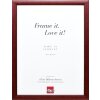 Effect Holzbilderrahmen Profil 43 rot 59,4x84,1 cm Museumsglas
