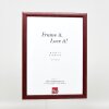 Effect Holzbilderrahmen Profil 43 rot 59,4x84,1 cm Museumsglas