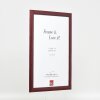 Effect Holzbilderrahmen Profil 43 rot 59,4x84,1 cm Museumsglas