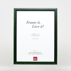 effect Holz-Bilderrahmen Profil 43 tannengrün 59,4x84,1 cm Museumsglas