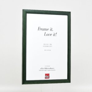 effect Holz-Bilderrahmen Profil 43 tannengrün 59,4x84,1 cm Museumsglas