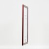 Effect Holz-Bilderrahmen Profil 43 rot 70x70 cm Museumsglas