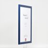 Effect Holz-Bilderrahmen Profil 43 royalblau 30,5x91,5 cm Museumsglas