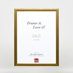 Effect Holzbilderrahmen Profil 43 gold 61x91,5 cm Museumsglas