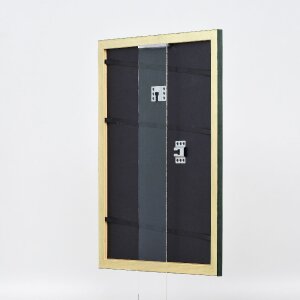 Effect Holz-Bilderrahmen Profil 43 tannengrün 61x91,5 cm Museumsglas