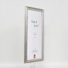 effect Bilderrahmen Holzrahmen Profil 44 silber 24x30 cm mit Museumsglas