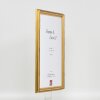 effect Holzrahmen Profil 44 Gold 45x60 cm mit Museumsglas