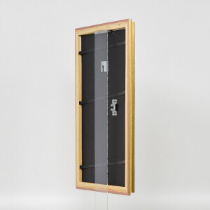 Rămă cu profil 44 aur, stil baroc, sticlă de muzeu, 59,4x84,1 cm