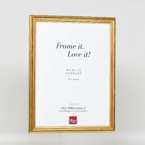 Rămă cu profil 44 aur, stil baroc, sticlă de muzeu, 59,4x84,1 cm