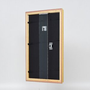Effect Holzrahmen Profil 44 gold 62x93 cm Museumsglas