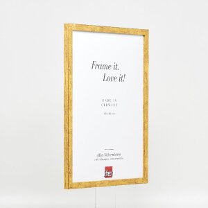 Effect Holzrahmen Profil 51 antikgold 20x30 cm Museumsglas