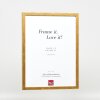 Effect Holzrahmen Profil 51 antikgold 25x35 cm Museumsglas