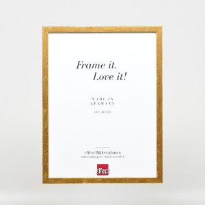 Effect Holzrahmen Profil 51 antikgold 10,5x14,8 cm Museumsglas