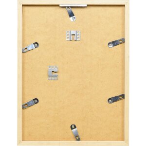 effect Holzrahmen Profil 58 silber 10x15 cm Museumsglas