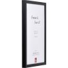Effect Holzrahmen Profil 58 Schwarz 40x40 cm mit Museumsglas