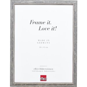 Effect Holzrahmen Profil 67 Schwarz 30x30 cm Museumsglas