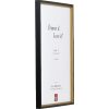 Effect Holz-Bilderrahmen Profil 69 gold 30x45 cm Museumsglas