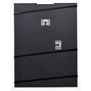 Rama foto Effect Holz-Bilderrahmen Profil 74 albă 15x20 cm, sticlă muzeală