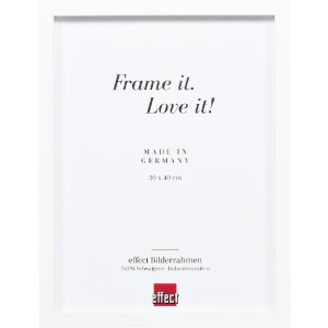 Effect Holz-Bilderrahmen Profil 74 weiß 20x25 cm...