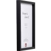 Effect Holz-Bilderrahmen Profil 74 schwarz 25x60 cm Museumsglas