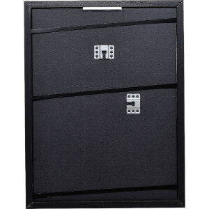 Effect Holz-Bilderrahmen Profil 74 schwarz 40x60 cm Museumsglas