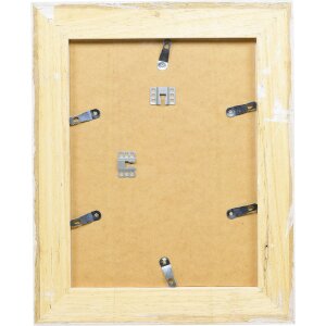 effect 0809-3040-05 Holz-Bilderrahmen Profil 80 weiß 30x40 cm mit Museumsglas