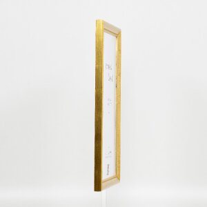 Effect Holzbilderrahmen Profil 85 Gold 25x50 cm Museumsglas
