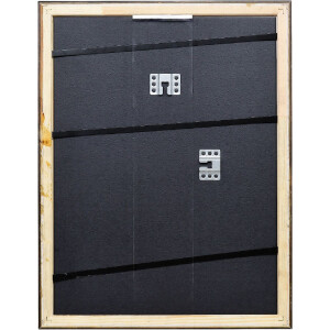 Efect cadru din lemn profil 85 negru 30x40 cm sticlă muzeu