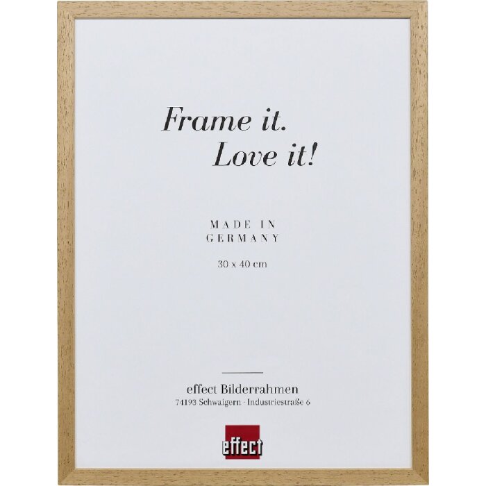 Effect Holzrahmen Profil 2330 Eiche 10,5x14,8 cm mit Museumsglas