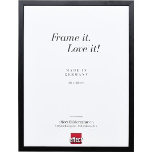 Effect Holzrahmen Profil Top S schwarz 20x30 cm Museumsglas