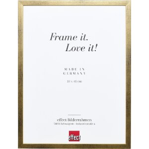 Effect Holzrahmen Profil Top S gold 28x35 cm Museumsglas
