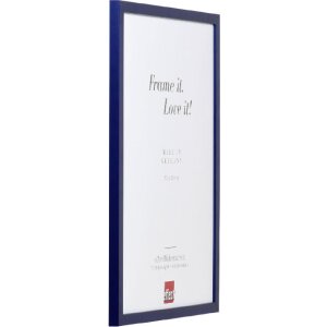 Effect Holzrahmen Profil Top S blau 40x50 cm Museumsglas